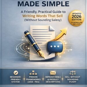 Copywriting Made Simple: A Friendly, Practical Guide to Writing Words That Sell (Without Sounding Salesy)